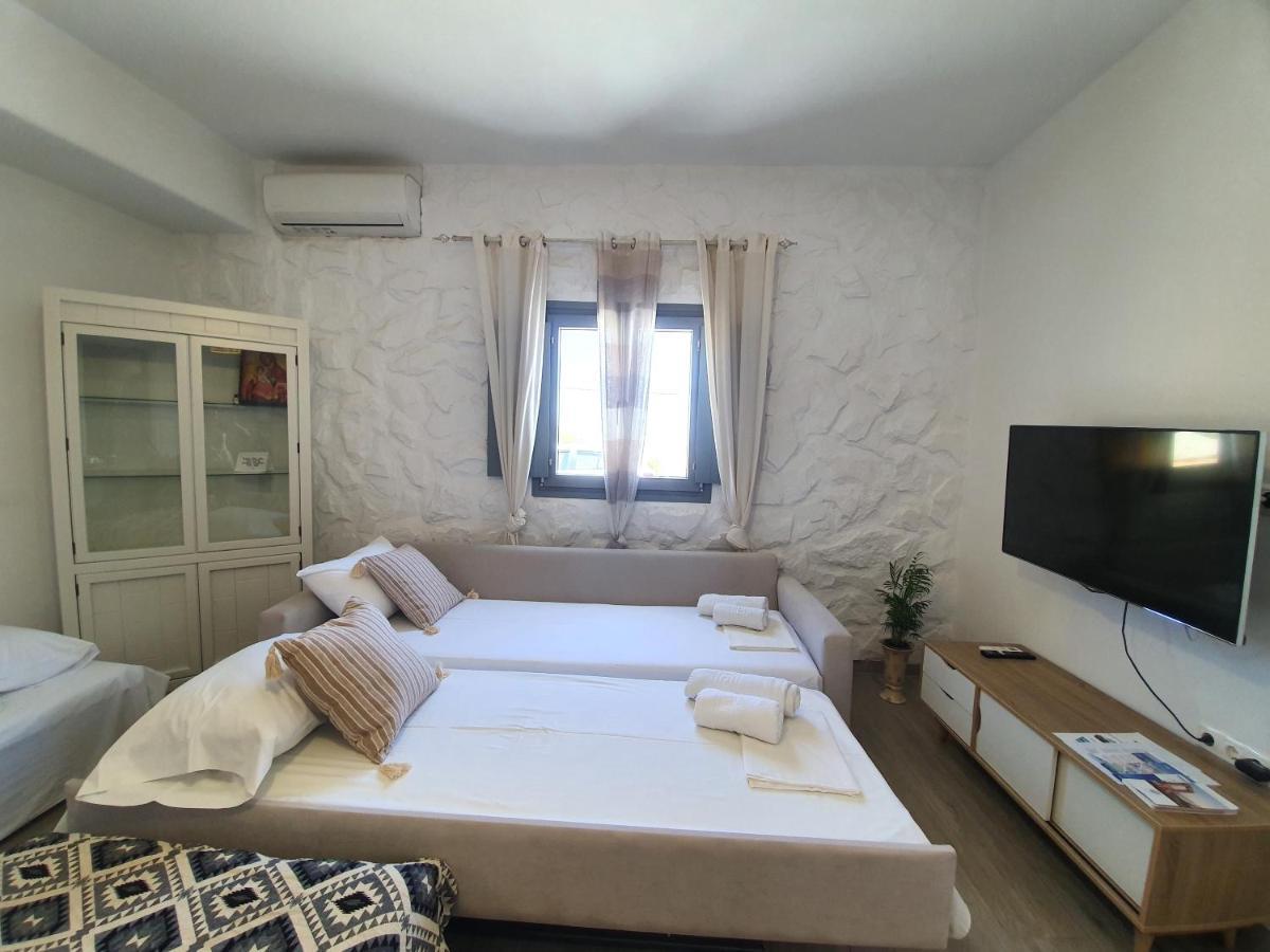 Cycladic Home On The Hill With Beautiful Views!! Agkidia Exteriör bild